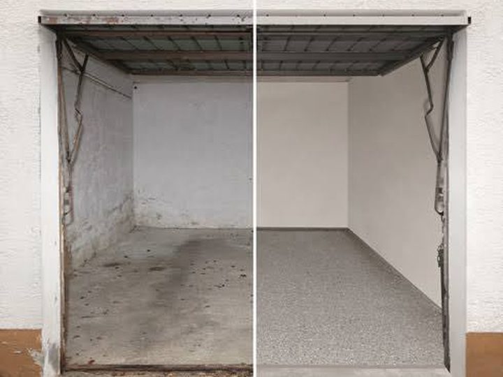 Beschichteter Garagenboden